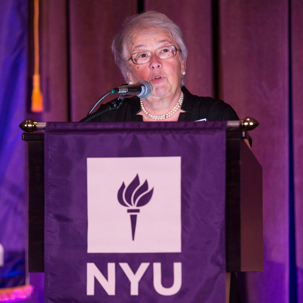 Carmen Guillén Fariña (STEINHARDT ’65)'s acceptance speech