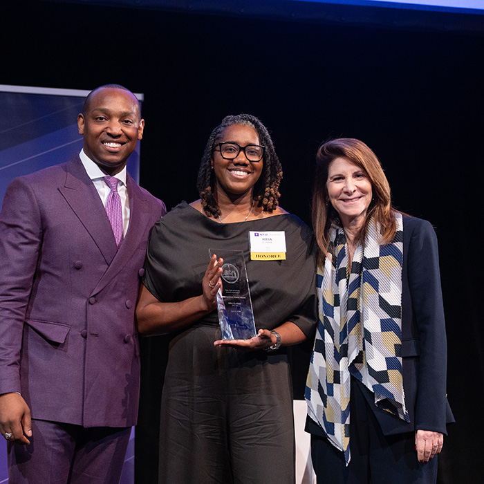 Keia Clarke stage from a male and female